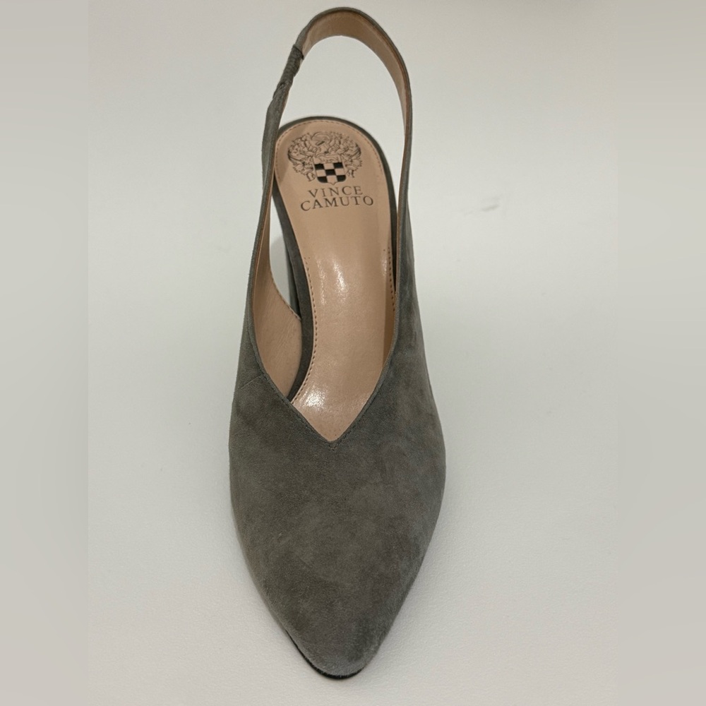Vince Camuto Charcoal Slingback Heels